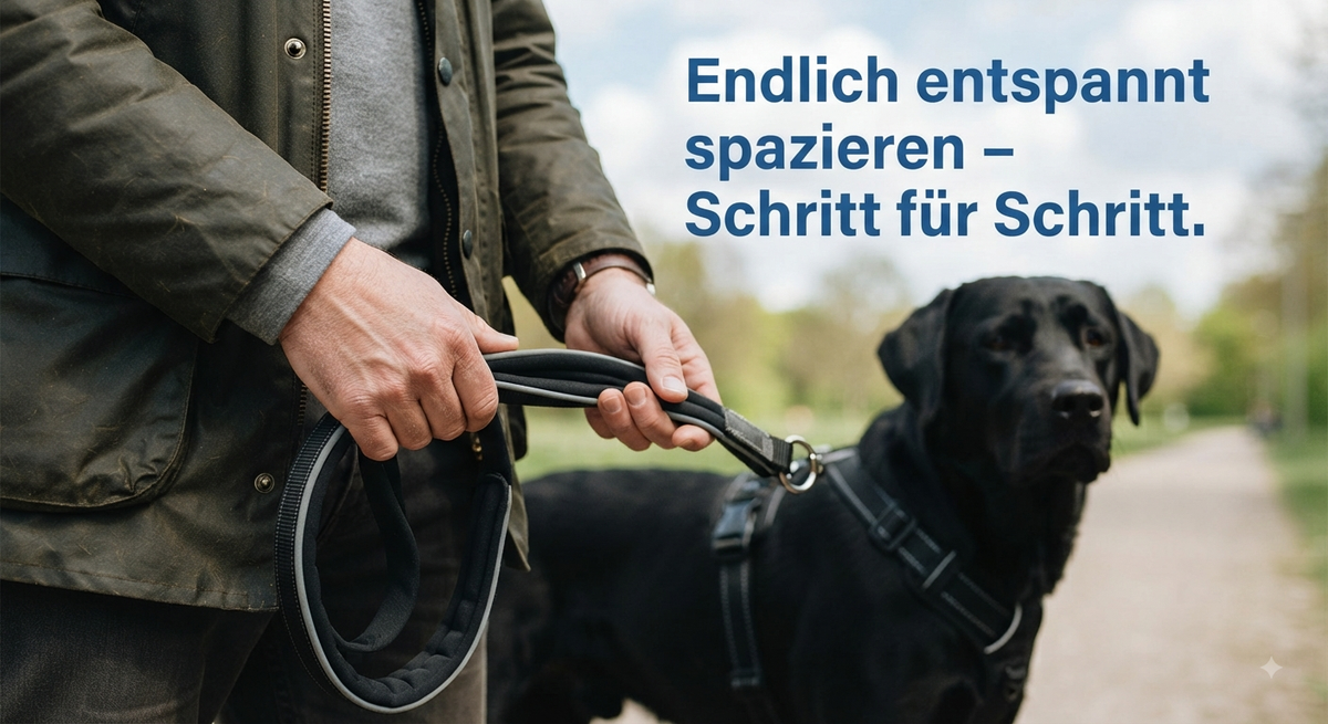 Leinenführigkeit beim Kraftpaket: So zieht dein großer Hund nicht mehr