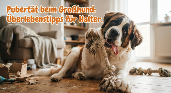 Sanfte Riesen mit starkem Willen: Der richtige Umgang mit der Pubertät beim Großhund