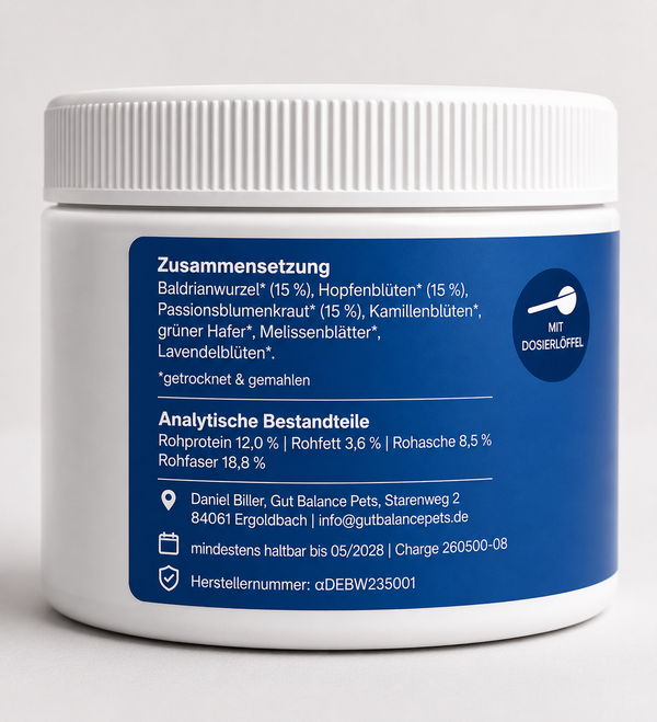 Phytokomplex Relax: Natürliche Gelassenheit für Hunde