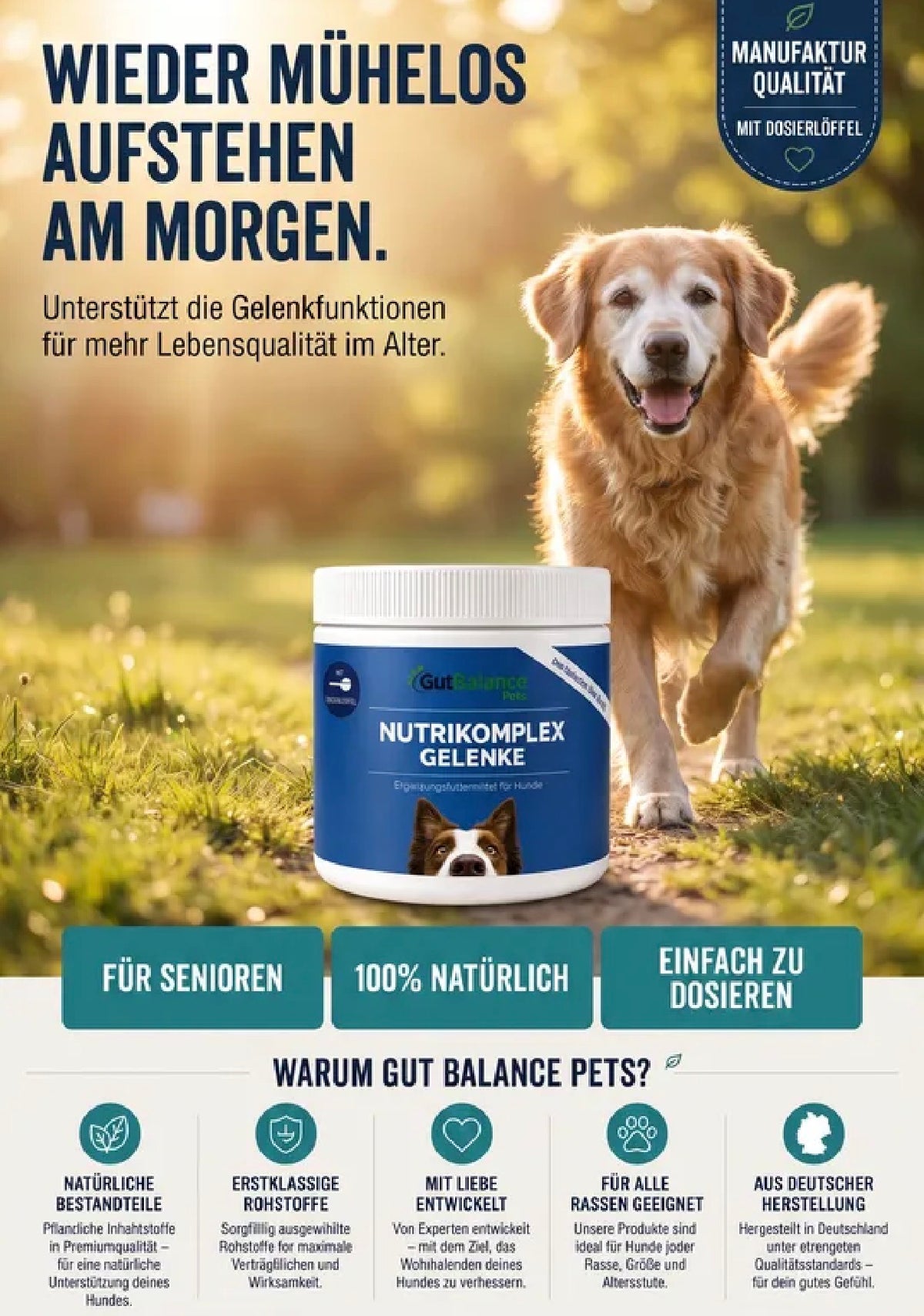 Nutrikomplex Gelenke – Die Kraft der Natur trifft auf moderne Wissenschaft.